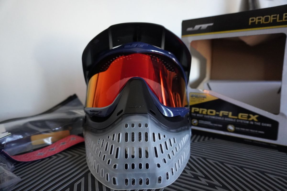 JT Proflex Custom Paintball Goggle/Mask + Extra New Foam
