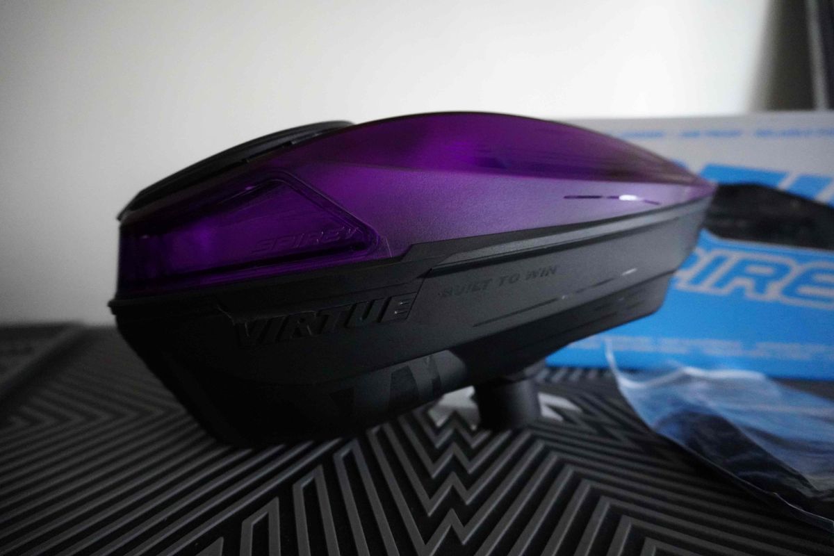 Virtue Spire V (5) Paintball Loader Hopper - Dust Crystal Purple