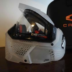 Carbon CRBN Zero Pro Paintball Mask (Less Coverage) - Clear