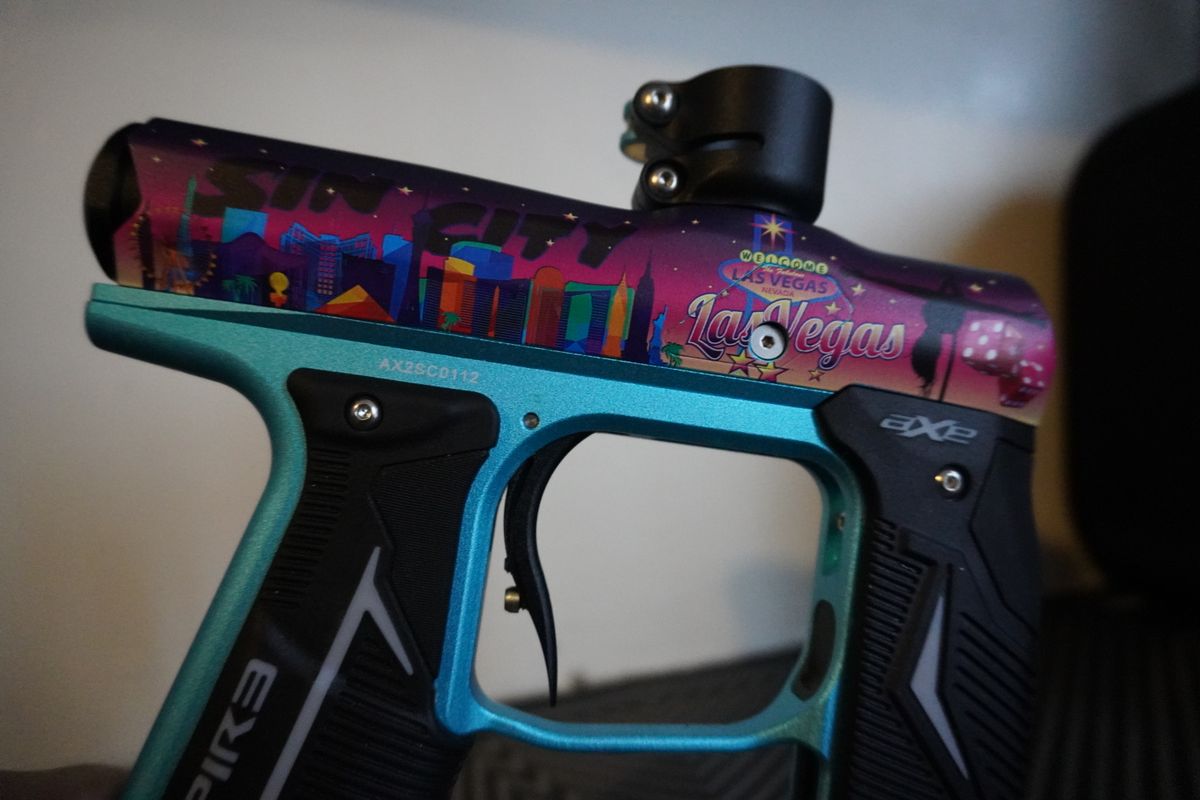 Empire Axe 2.0 Paintball Marker Gun - Limited Edition Sin City w/ Redline Board