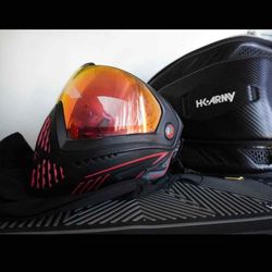 Dye i5 2.0 Paintball Mask/Goggle - Fire + HK Army Case