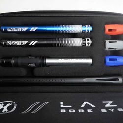 HK Army LAZR Barrel Kit - Colored Inserts - AC Threads - Dust Black