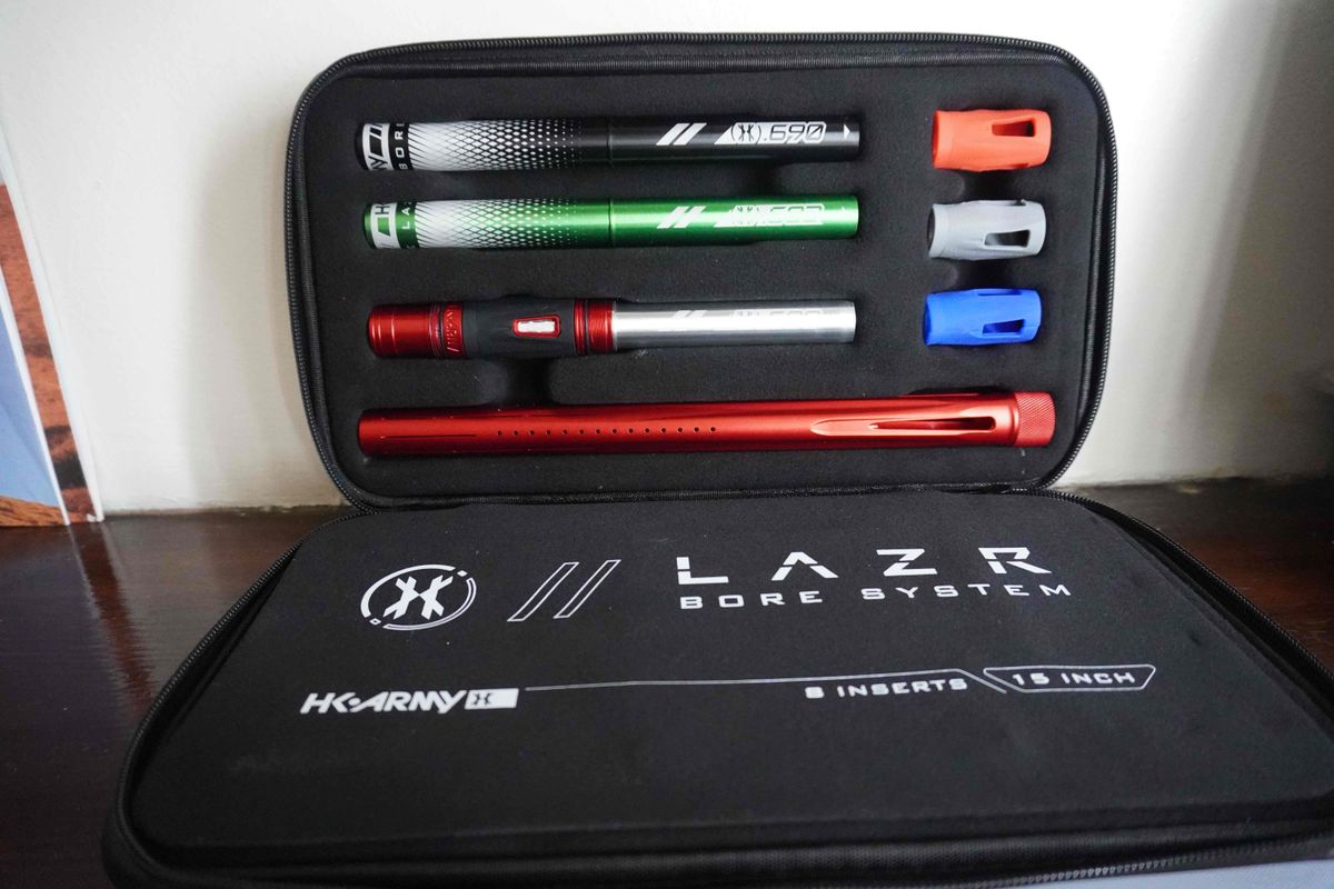 HK Army 15" LAZR Barrel Kit With Colored Inserts - Dust Red