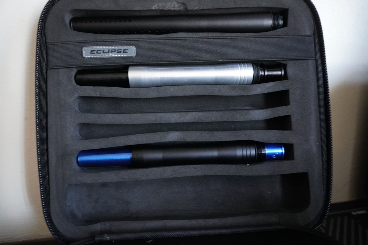 Planet Eclipse Gtek 180R Paintball Gun - Midnight / Extra Tan Grips