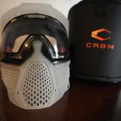 Carbon CRBN Zero Pro Paintball Mask (Less Coverage) - Clear