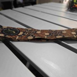 Brown/ tan sandana flying skull strap
