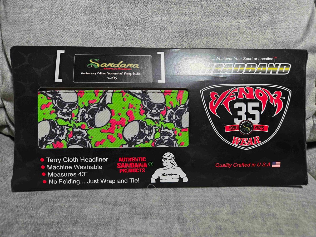 Sandana anniversary edition "watermelon" flying skulls #26/75