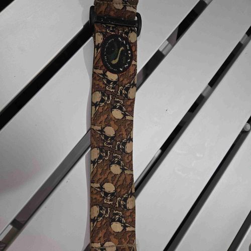 Brown/ tan sandana flying skull strap