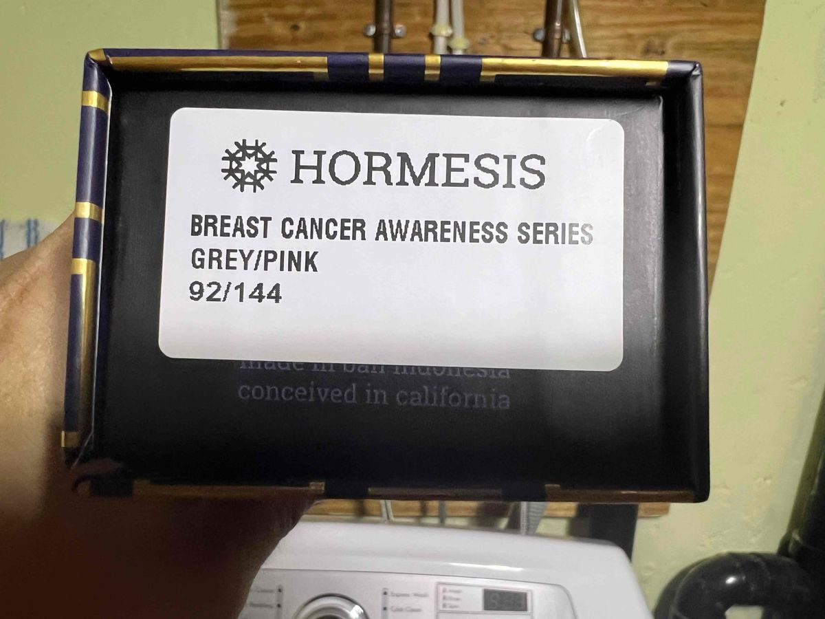 Breast Cancer Awareness: Grey/Pink