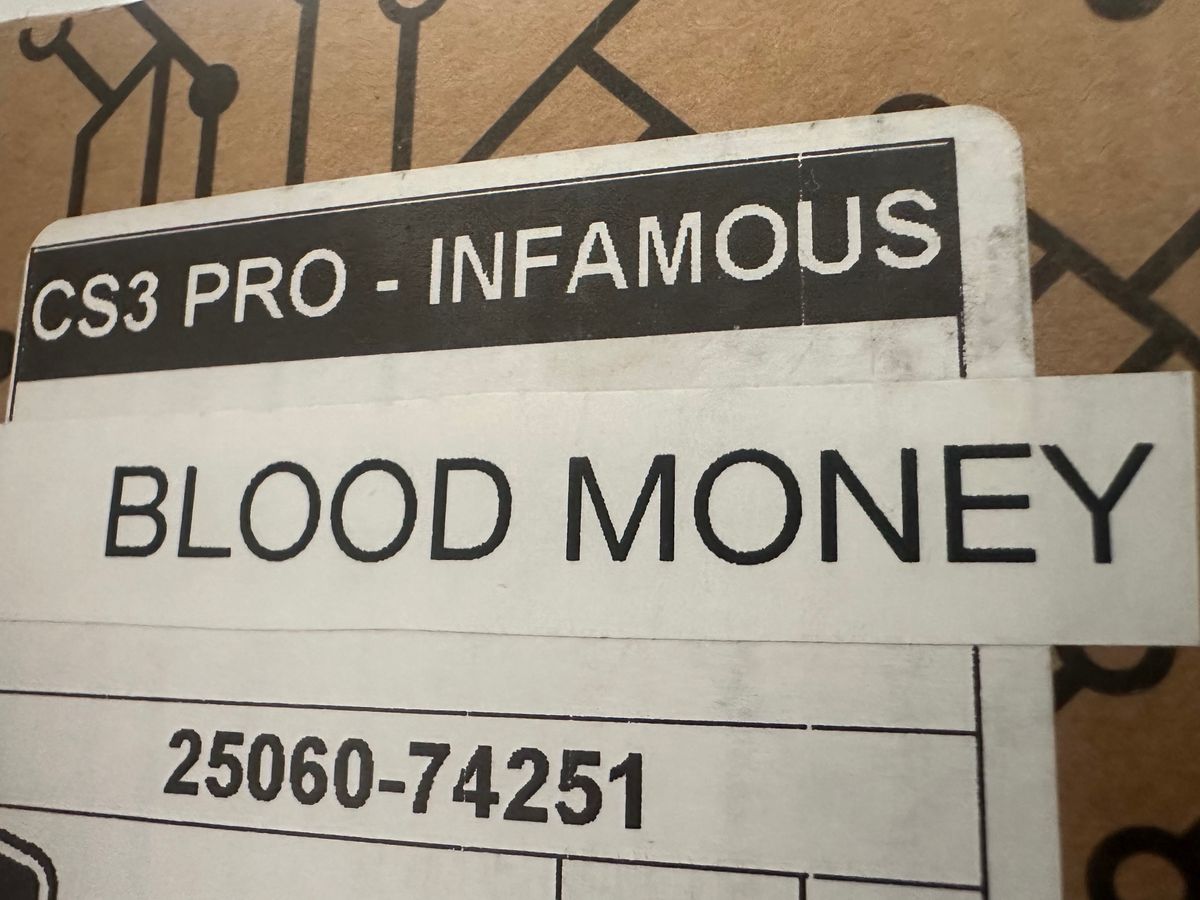 CS3 Pro Infamous Blood Money