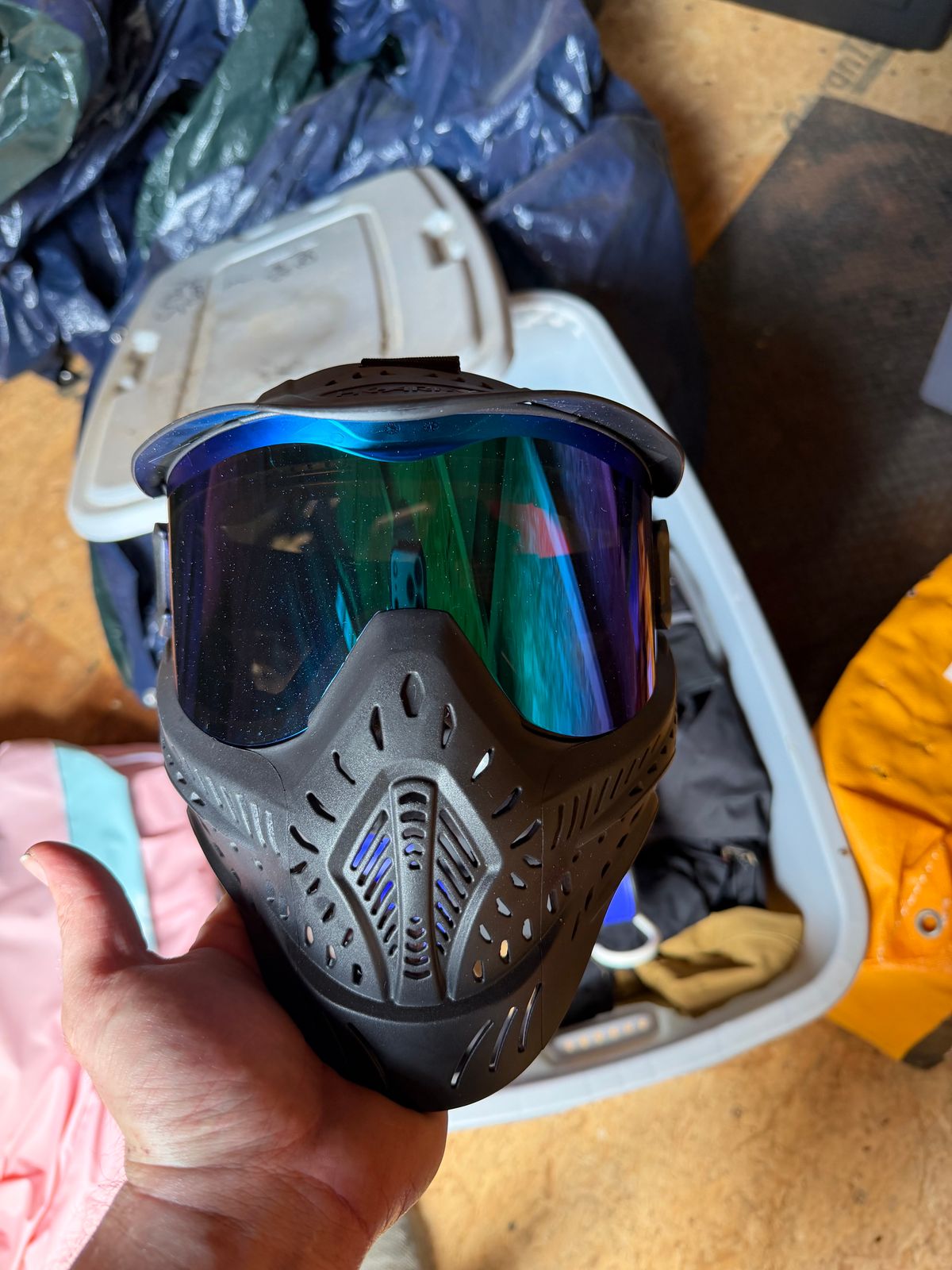 Whole paintball set up
