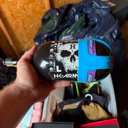 Whole paintball set up