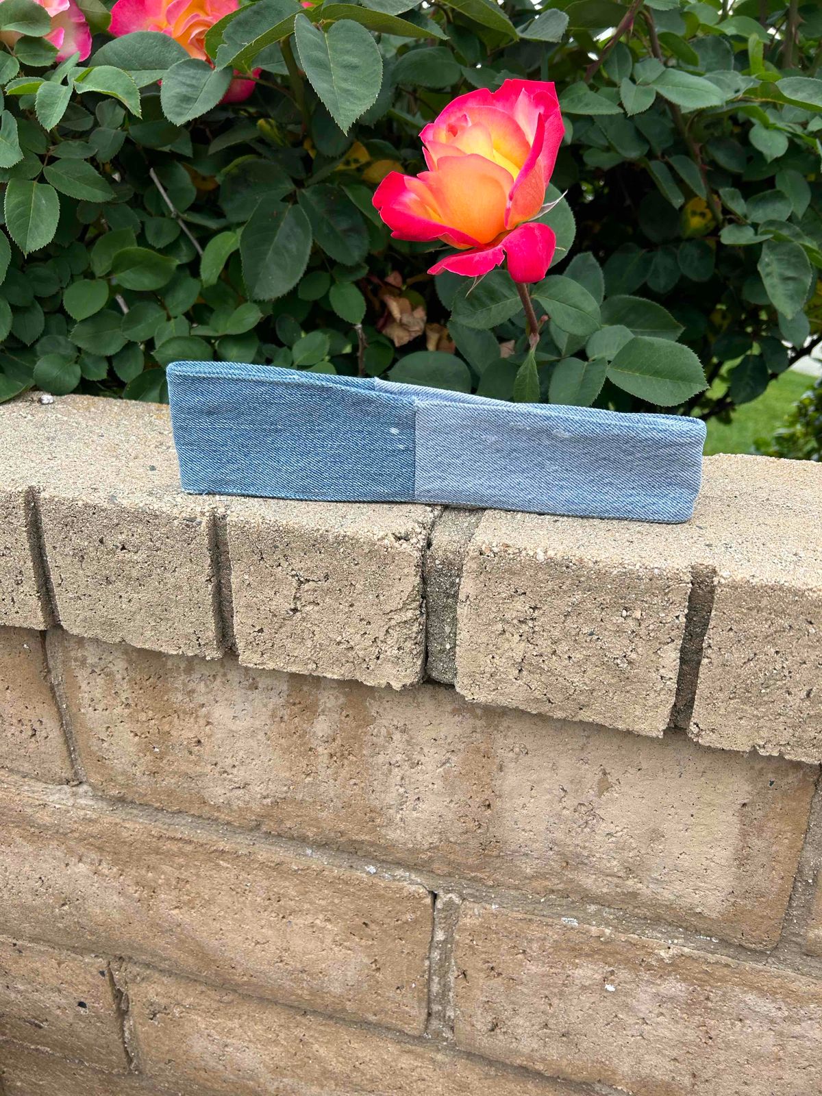 Rugged Upcycled Levi Jeans Headband 