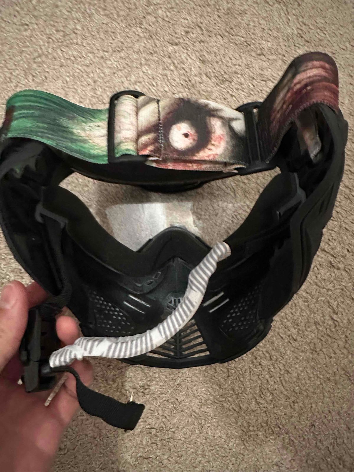 Infamous Push Ghost Skull LE Paintball Mask