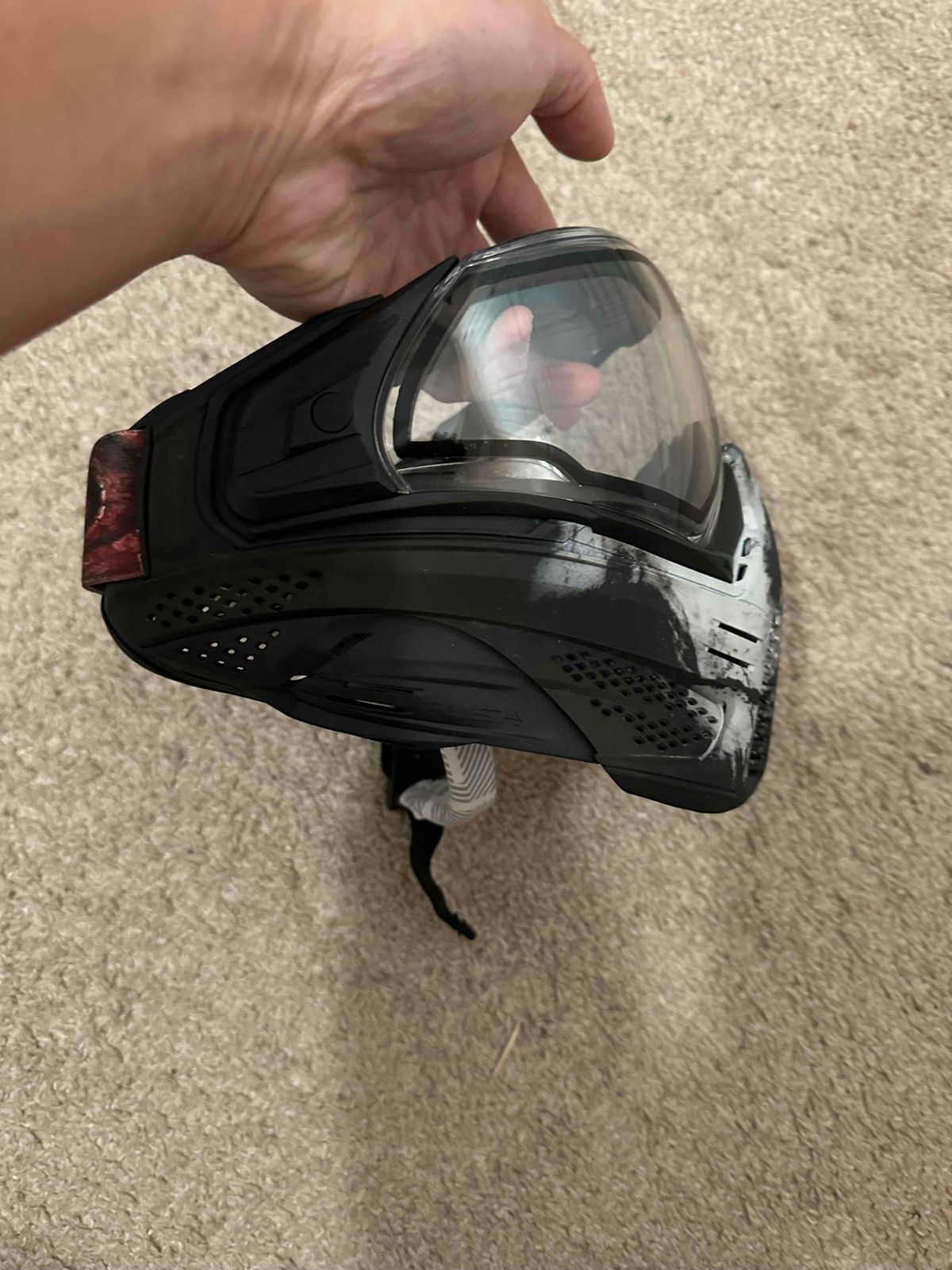 Infamous Push Ghost Skull LE Paintball Mask