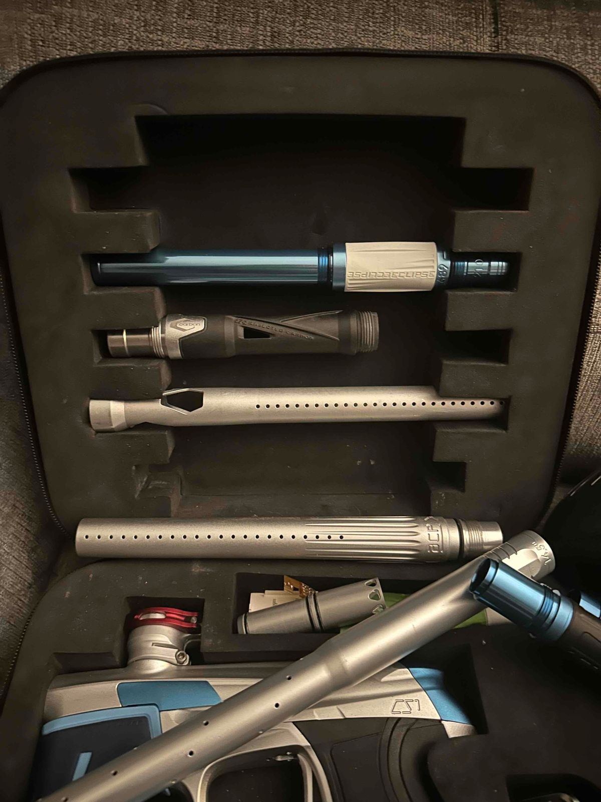 Planet Eclipse CS1 silver/elcrtic blue