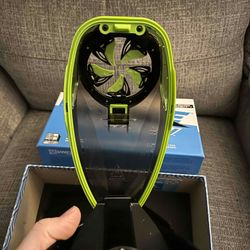 Spire 5 black with lime accents