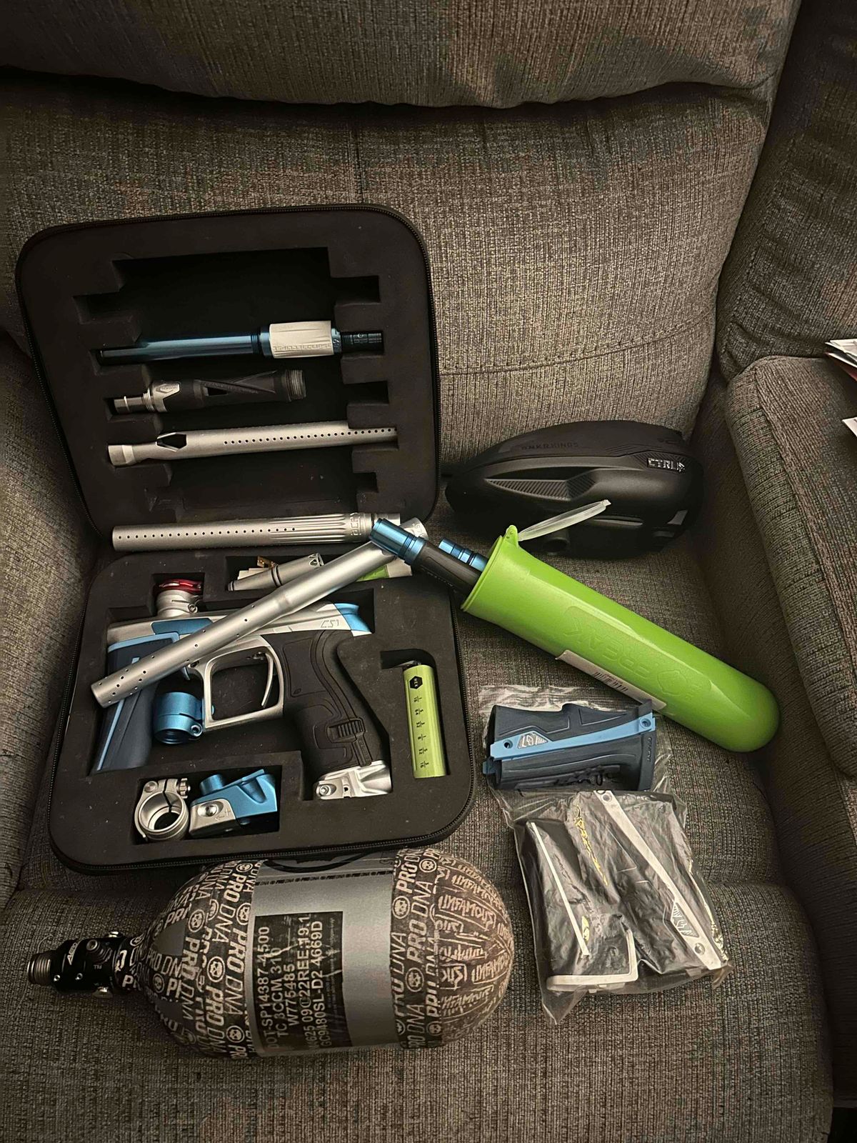 Planet Eclipse CS1 silver/elcrtic blue