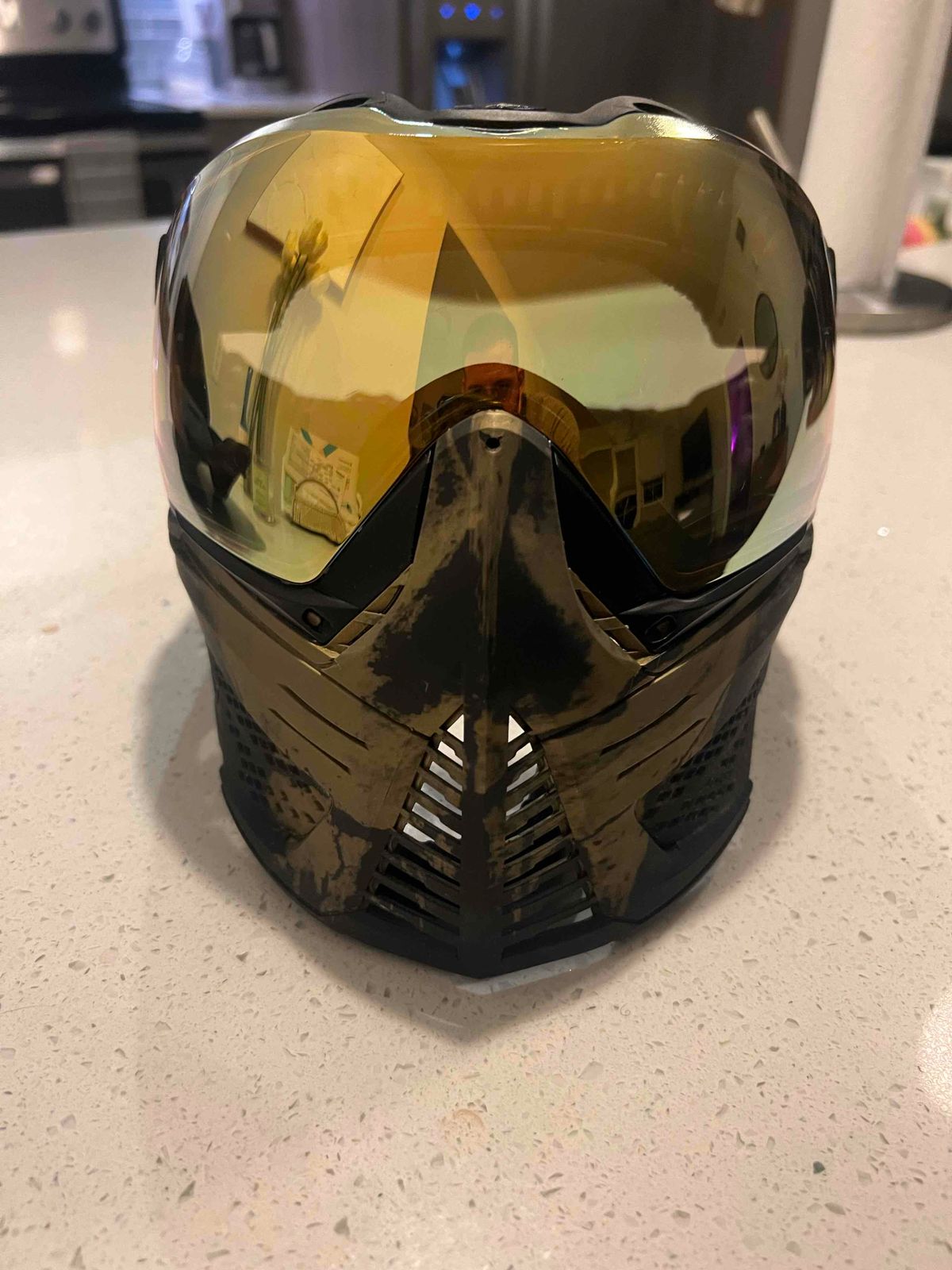 Push Unite Gold Skull Infamous Mask