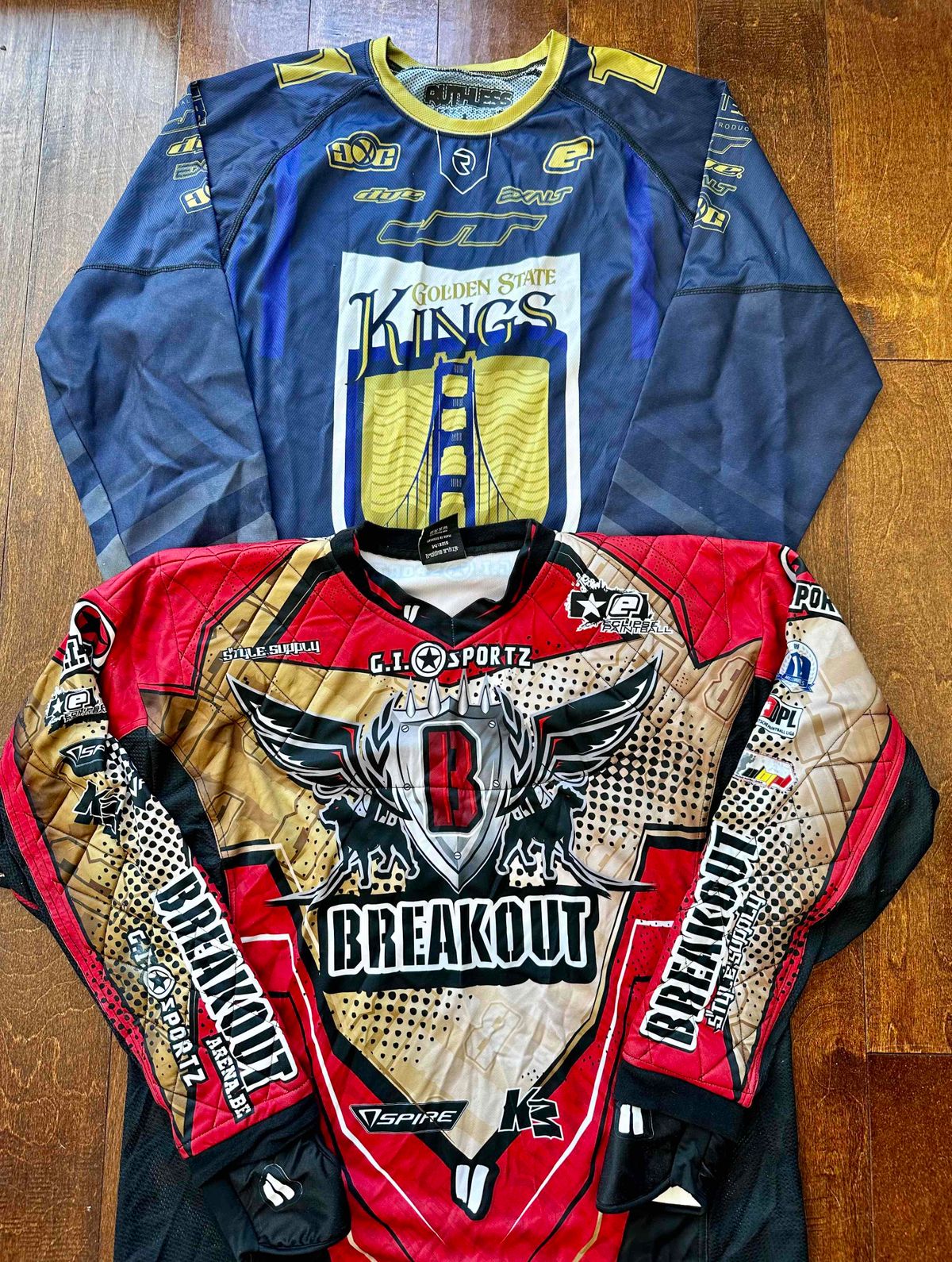 Jersey unload, all have name and number on the back 