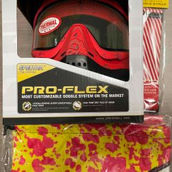 Red bandana proflex + extras !!