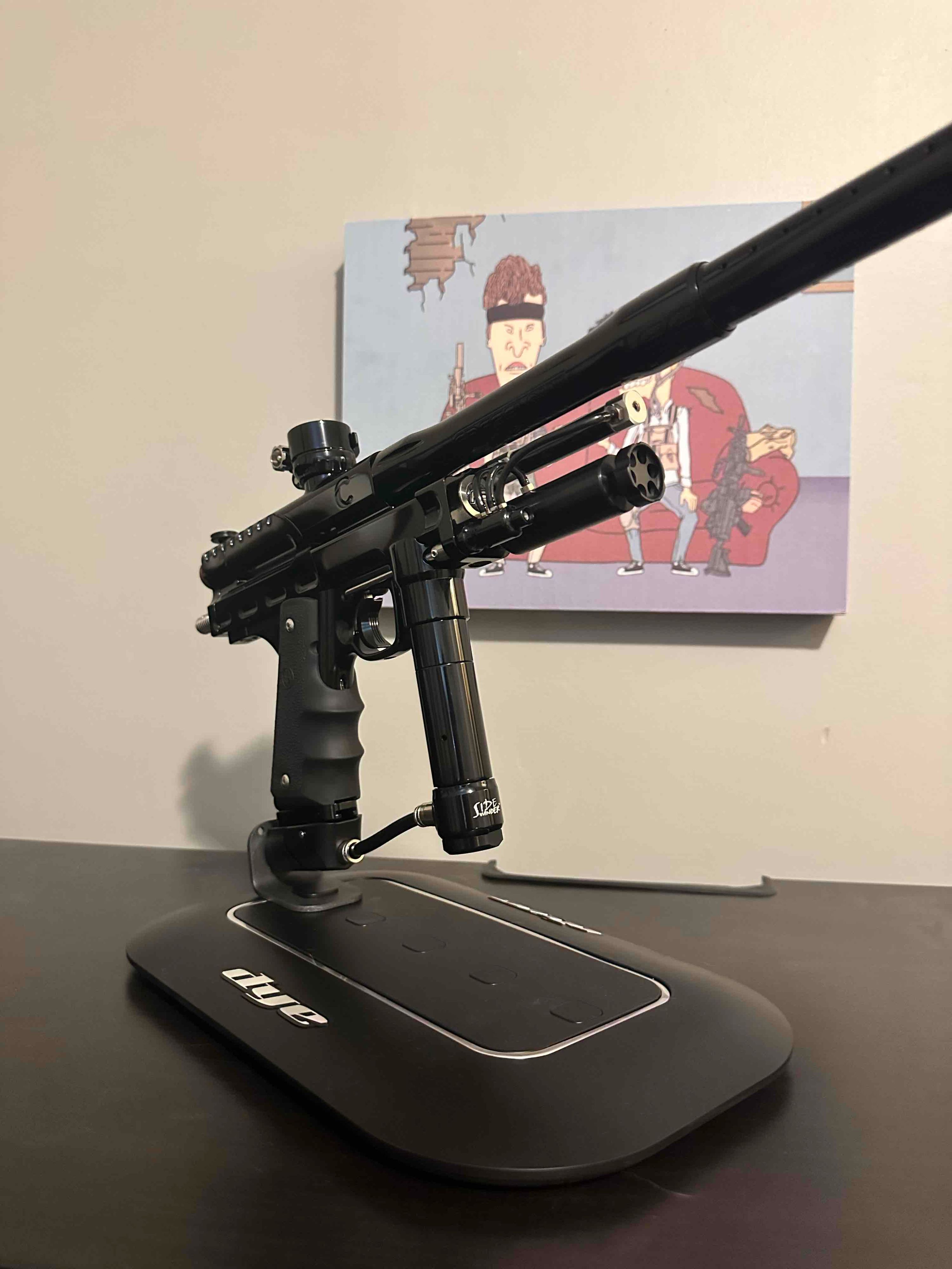 Cadre Shocktech Gunfighter 1.5 Autococker – Paintball, Brut, Neuf USA