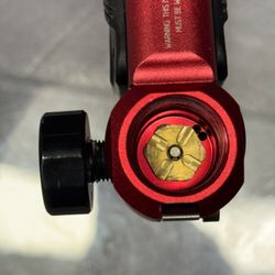 Paintball Setup - Empire Mini GS (Red/Silver), Valken V-MAX+ Hopper, Dye i4 Mask (Red/Gold)