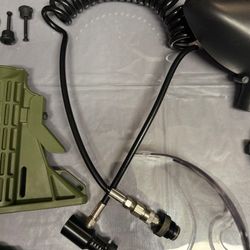 Tippmann Cronus Tactical Paintball Setup - OD Green - GXG Hopper, Remote Line, Empire Helix Mask