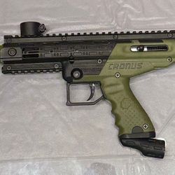 Tippmann Cronus Tactical Paintball Setup - OD Green - GXG Hopper, Remote Line, Empire Helix Mask