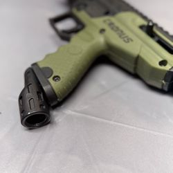 Tippmann Cronus Tactical Paintball Setup - OD Green - GXG Hopper, Remote Line, Empire Helix Mask