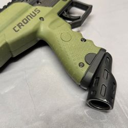 Tippmann Cronus Tactical Paintball Setup - OD Green - GXG Hopper, Remote Line, Empire Helix Mask