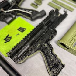 Tippmann Cronus Tactical Paintball Setup - OD Green - GXG Hopper, Remote Line, Empire Helix Mask
