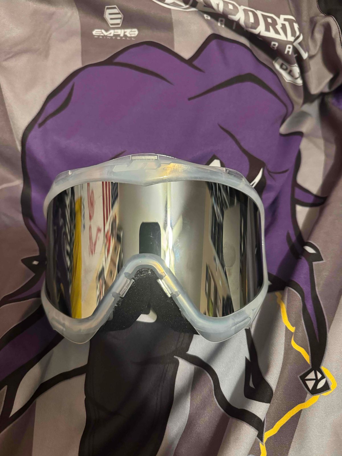 CLEAR FRAMES WITH VISOR 