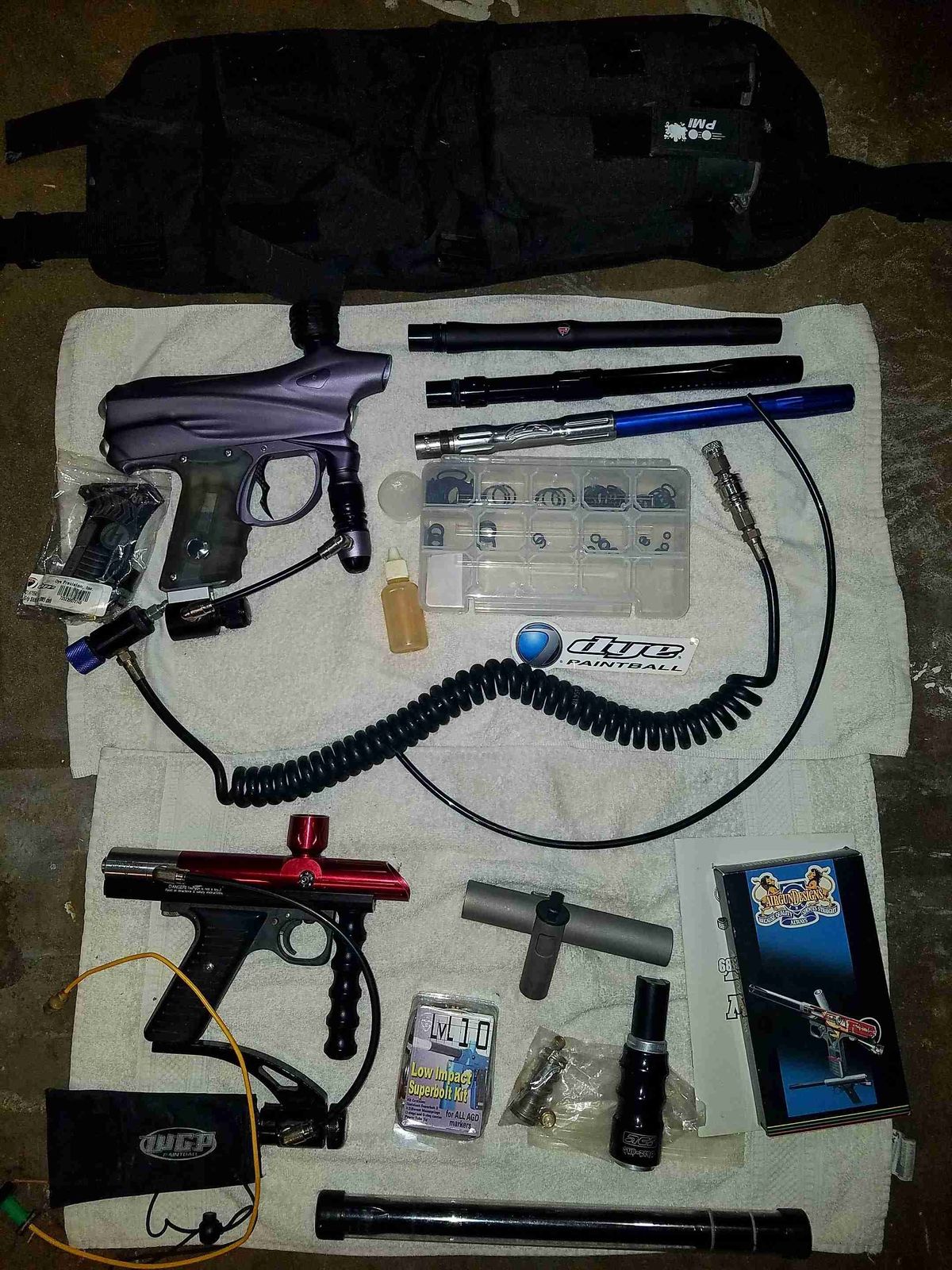 DYE DM4 and Automag and a bunch of accessories 