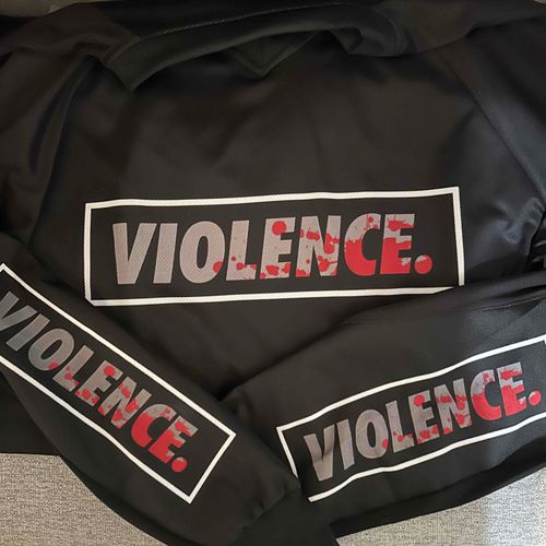 Violence blood splatter 