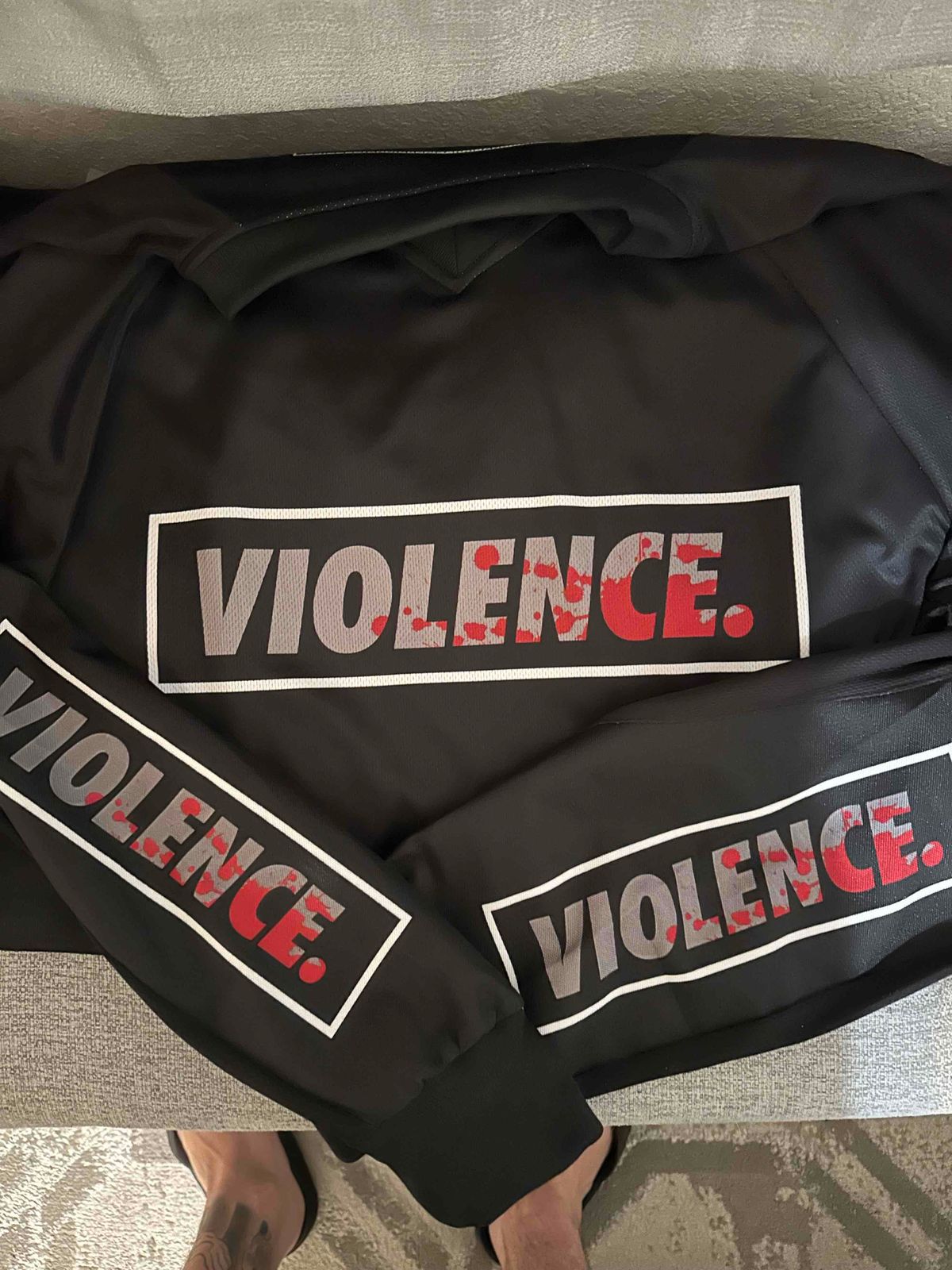 Violence blood splatter 
