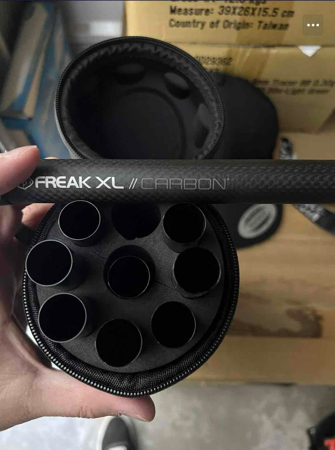 GOG Complete Freak XL Carbon Fiber Barrel Kit w/ Blackout Inserts (Version 2) - Autococker - 16in Total Length 