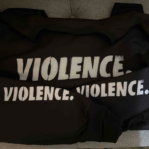Violence stencil 