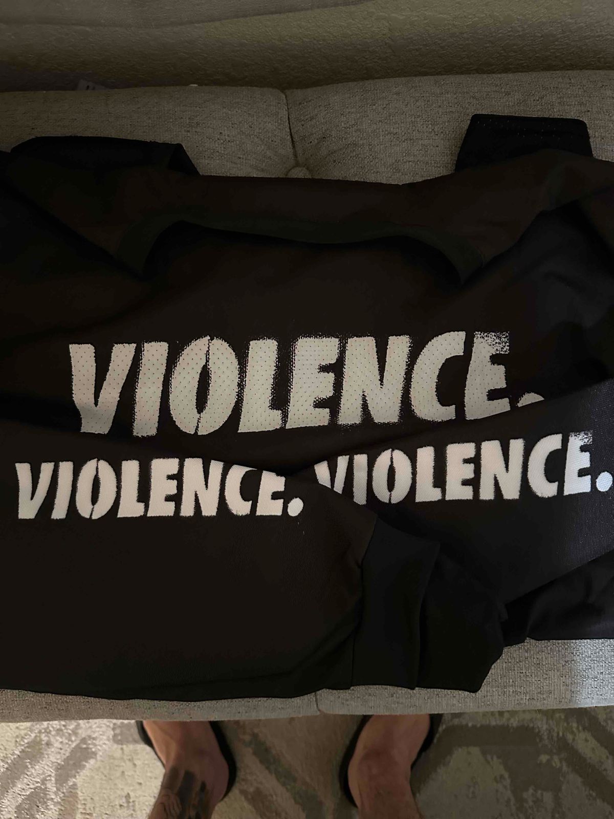 Violence stencil 