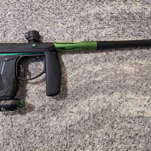 Axe - black with some green accents