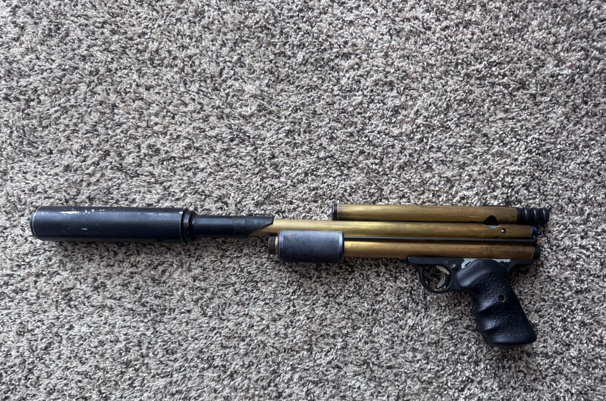Pmi Pursuit stockclass pump pistol