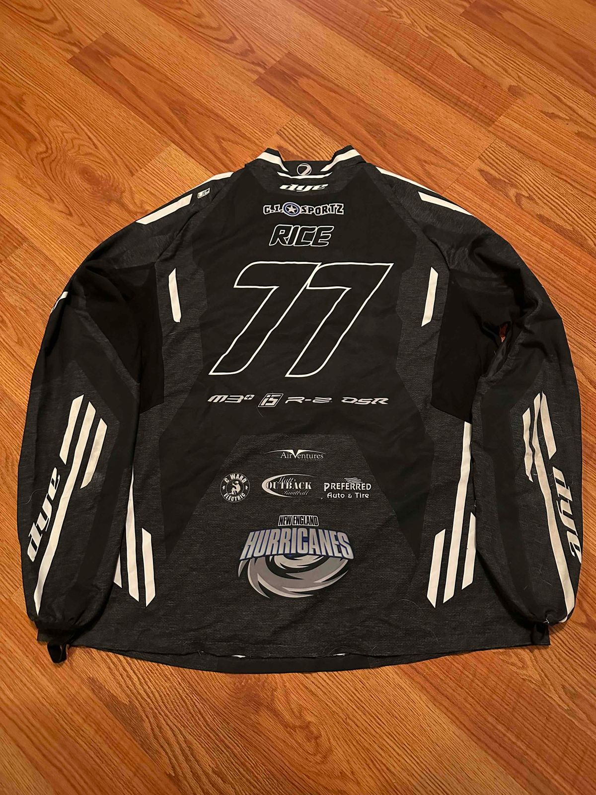 2022 NXL Sunshine State Blake Rice New England Hurricanes jersey