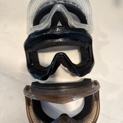 JT proflex frames, black, clear, doodoo