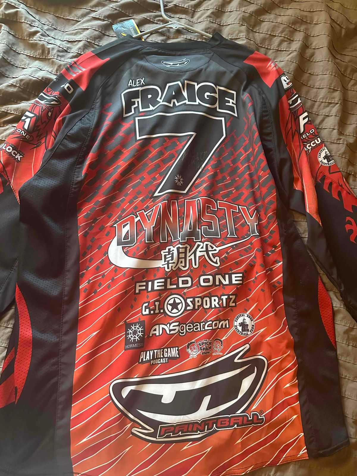 Alex Fraige Limited Edition Red Jersey