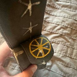 Hormesis Gold Wheel Denim Headband