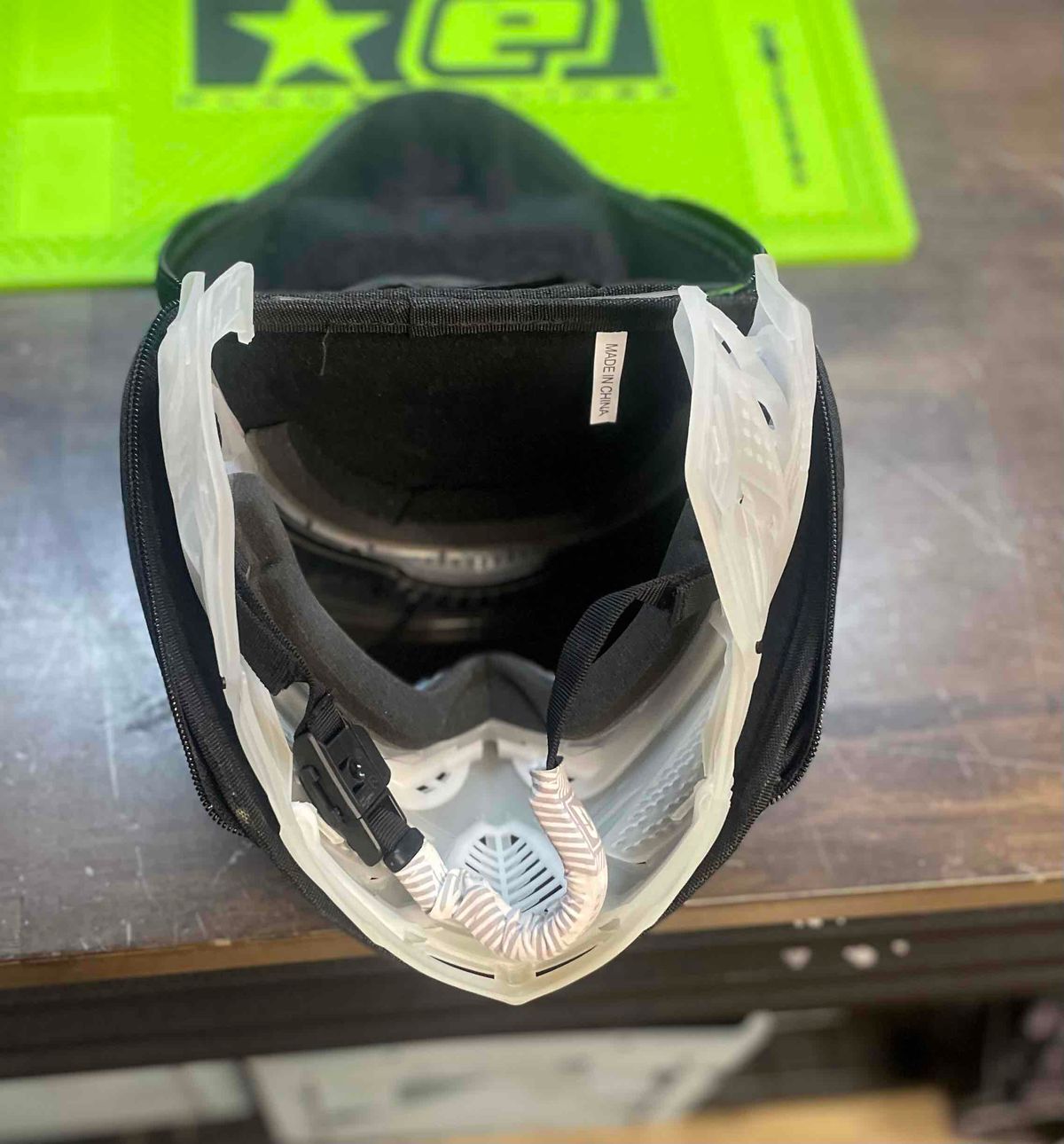 Clear push mask (no strap)