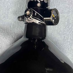 Skeleton Air Hyperlight 80cu in/4500 tank Black/silver splash infamous powerhouse haymaker 500 reg