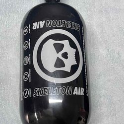 Skeleton Air Hyperlight 80cu in/4500 tank Black/silver splash infamous powerhouse haymaker 500 reg