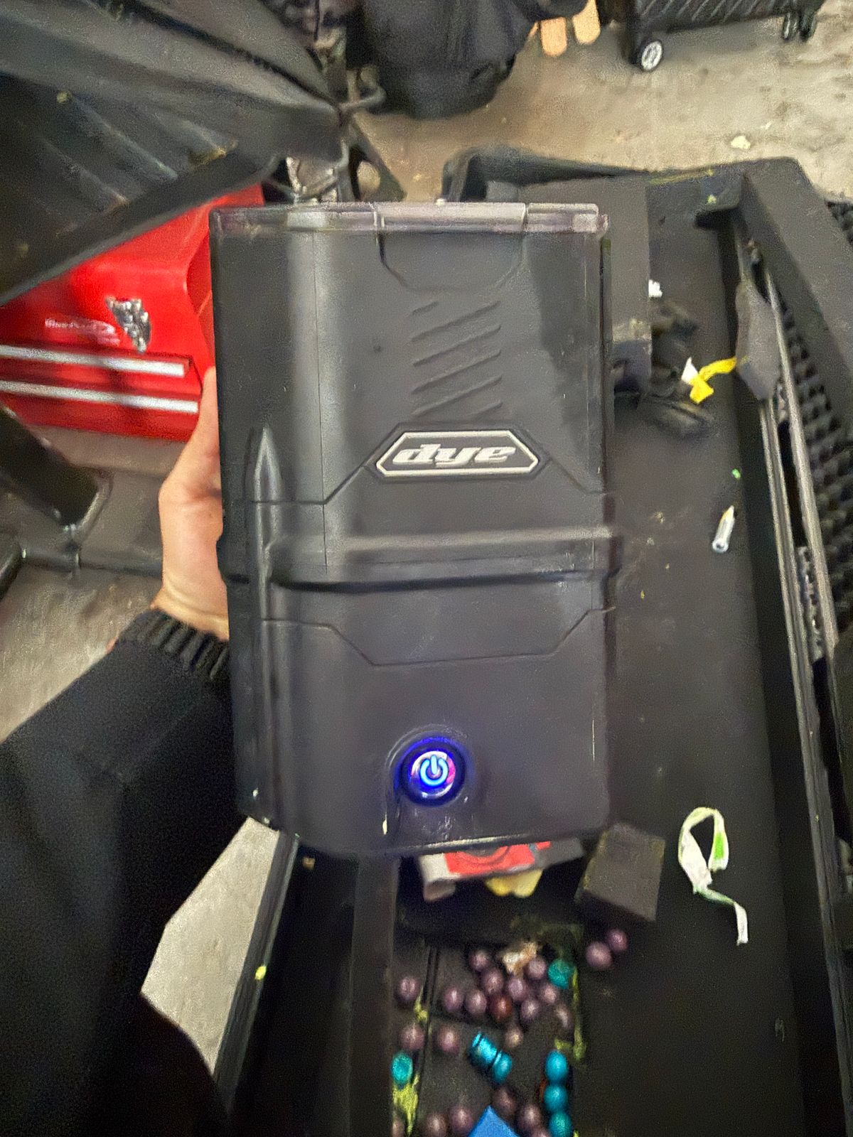 Dye box rotor mag