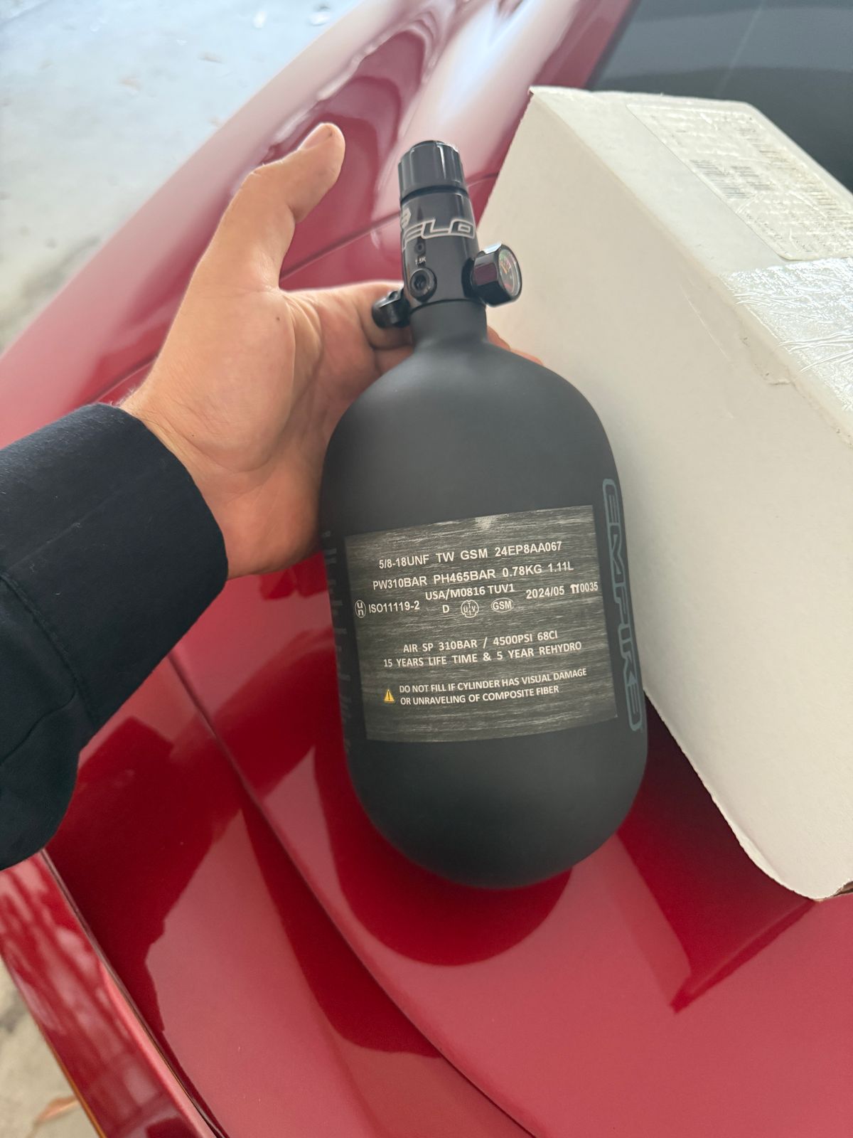 Empire carbon air tank 